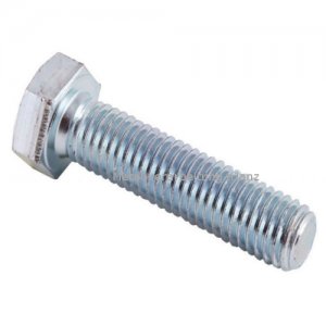UNF Sechskantschrauben mit durchgehenden Gewinde (ä. DIN 933), Grade 5 (8.8), verzinkt, 1/4"x1/2" (6,35x12,70mm) - 500 Stück
