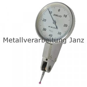 Fühlhebelmessgerät DIN 2270 mit Rubin-Taster 2 mm, Typ K047