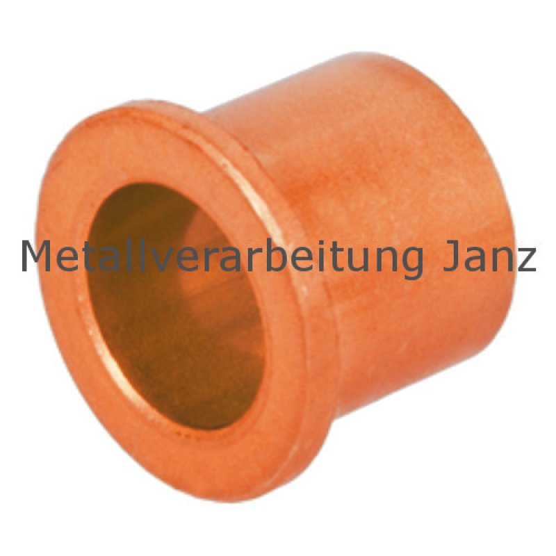 100020 Gleitlager Sinterbronze 3er Welle 3/6/6 Zylinderform 