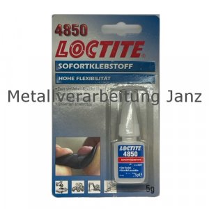 Loctite 4850 Flexibler Sofortklebstoff Inhalt 5g