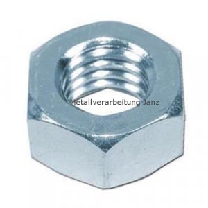 DIN 934 Sechskantmuttern mit Feingewinde, A2 Edelstahl, M10X1,0 - 100 Stück