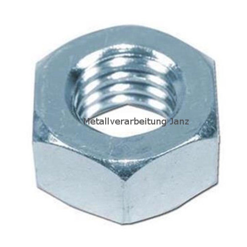 DIN 934 Sechskantmuttern mit Feingewinde, A2 Edelstahl, M30X1,5 - 25 Stück