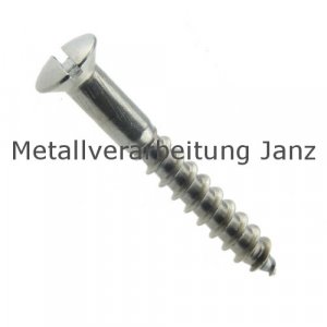Linsensenkkopfschrauben mit Schlitz DIN 95, A4 Edelstahl M 3,5x40 - 200 Stück