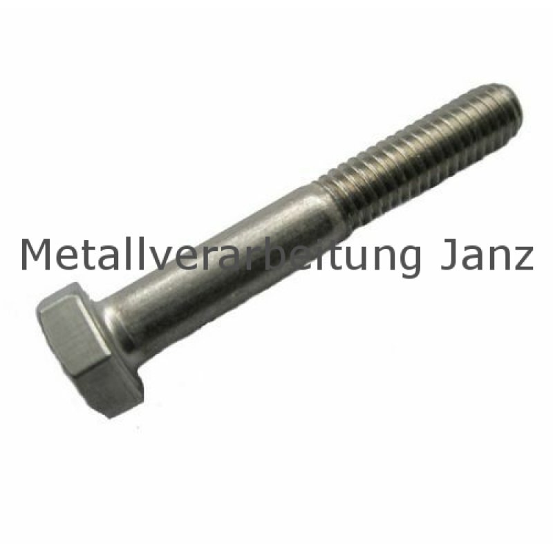 DIN 931 (ISO 4014) 6kt.-Schraube TG A2 Edelstahl M45x180 - 1 Stück