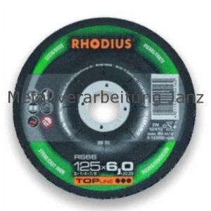 RHODIUS Schruppscheibe RS66, Form: gekröpft - 1 Stück