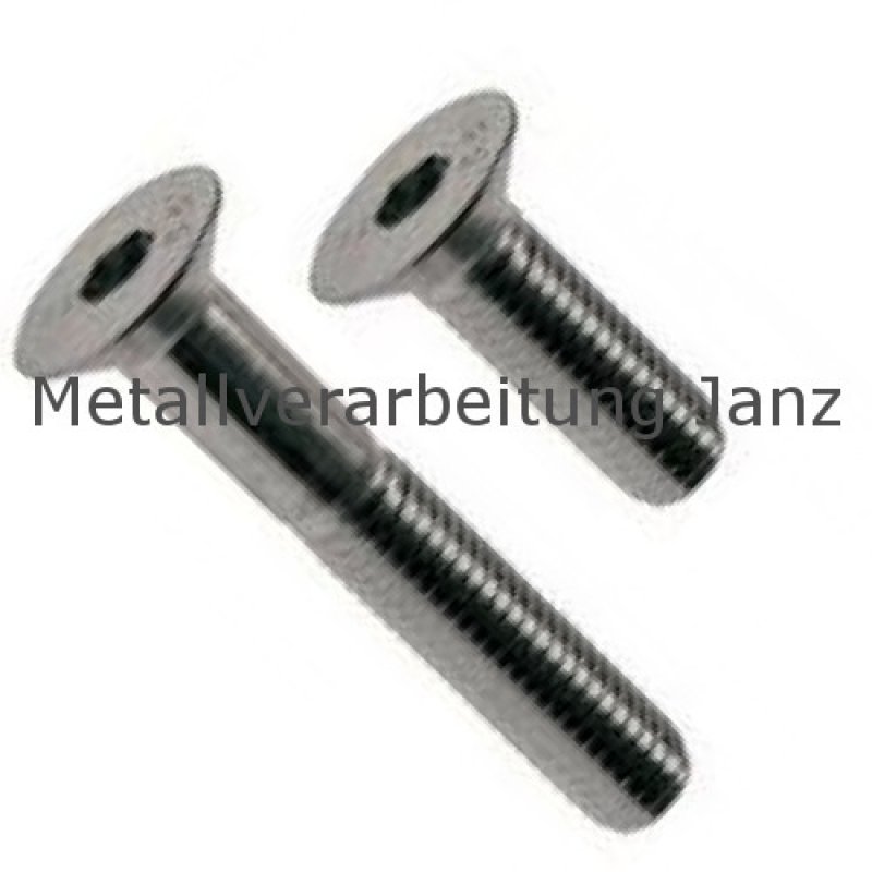 DIN 7991 (ISO 10642) Senkschraube mit I-Skt. A2 Edelstahl M20x45 - 125 Stück