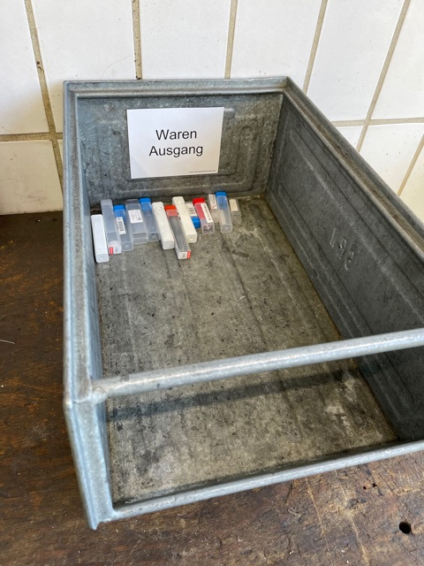 Waren Ausgang Magnetschild